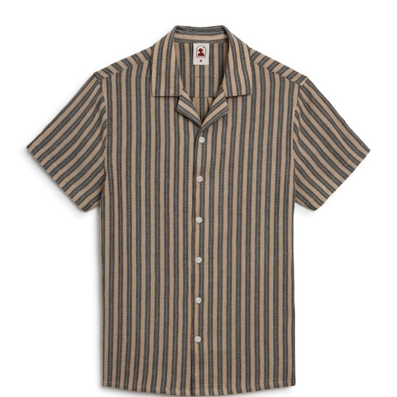 THE PALMA SHIRT - CACAO STRIPE - Picture 2 of 8